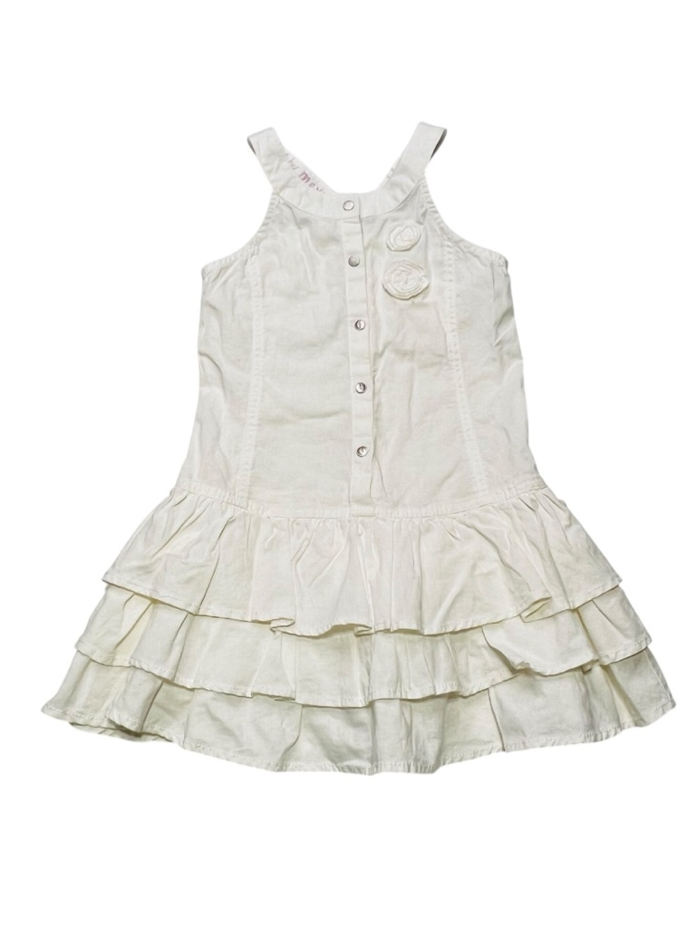 Mexx Ivory Tiered‎ Ruffle Dress for Girls